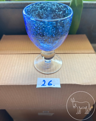 Bild 26 - Wasserglas blau