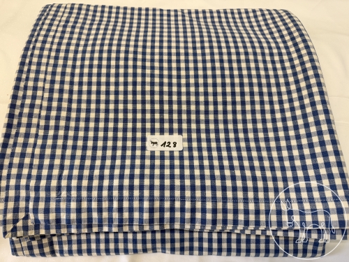 Bild 128 - 6 Stk. Leinentischdecke blau