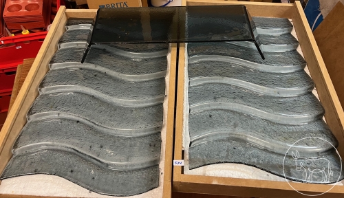 Bild 571 - Glas-Servierplatten Konvolut