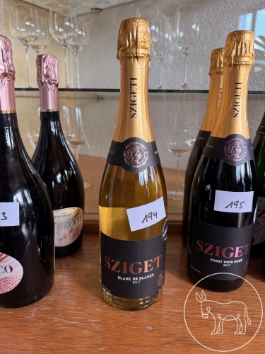 194 - 2Fl. Szigeti, Blanc de Blanc Sekt
