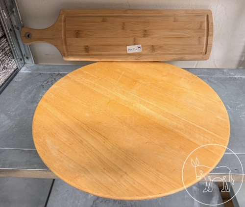 Bild 014 - Drehbare Holzplatte und Brett