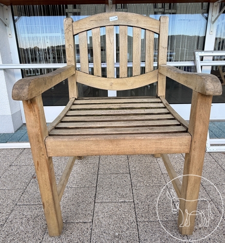 Bild 107 - 1 Teakholz Sessel