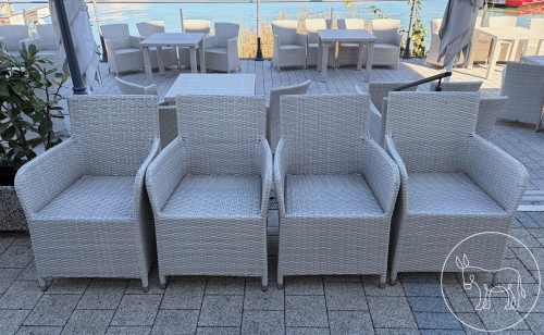 Bild 254 - 4 Gartensessel Kunststoff