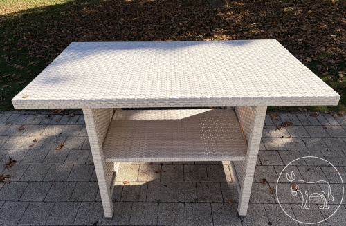 Bild 267 - Outdoor Hochtisch weiß