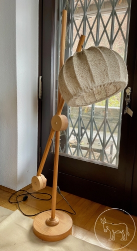 Stehlampe Holz