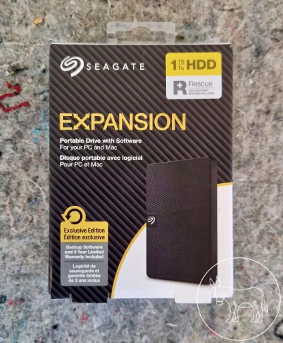 Seagate 1TB Festplatte, originalverpackt