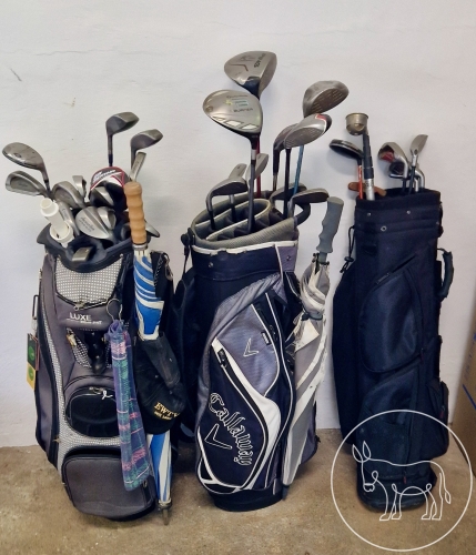 Golfbags mit Schläger