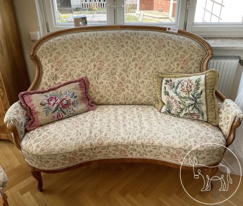 Biedermeier Garnitur Couch