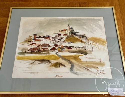 Grete Stolz, Aquarell