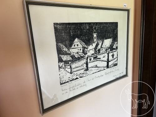 Bild 042 - Bild / Holzschnitt, Franz Brandl 1966