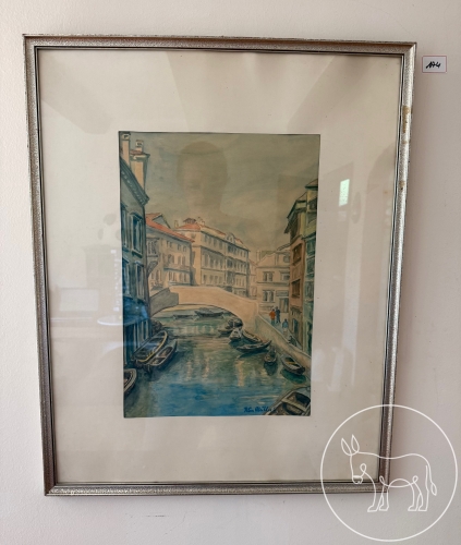 Bild 174 - Aquarrell signiert