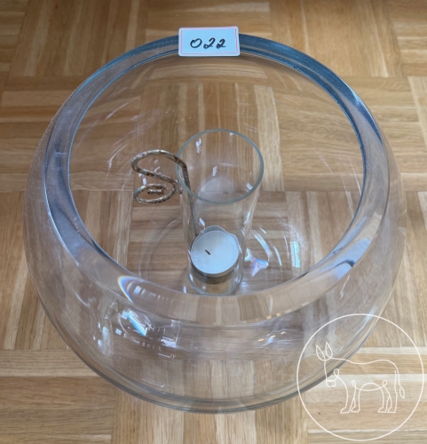 022 - Glas-Windlicht