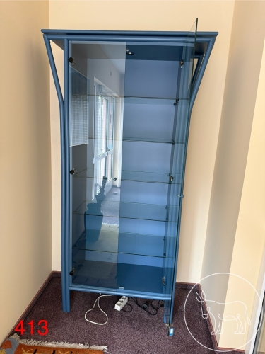 Bild 413 - Glasvitrine versperrbar