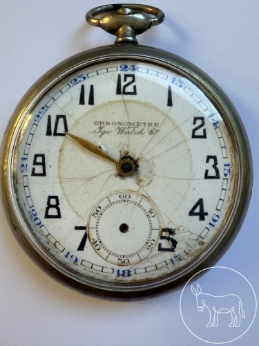 018 - Antike Silberne Taschenuhr