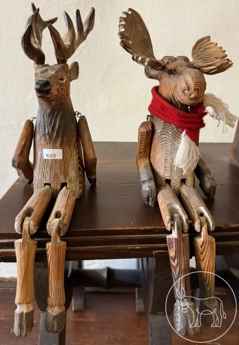 Bild 020 - Holz-Hirsch und Holz-Elch