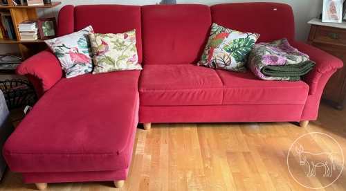 Bild 051 - rote Couch