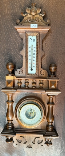 Bild 095 - Antiker Barometer und Thermometer