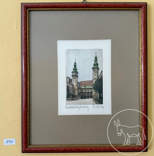 171 - Handcolorierte Orig. Radierung von Ferenczy