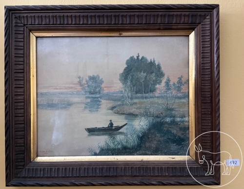 172 - Ölbild von 1895 signiert