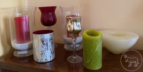 Bild 176 - Kerzen und Windlichter Konvolut