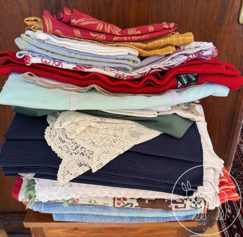 187 - Tischwäsche Konvolut