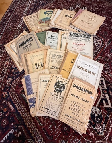 Bild 189 - Sehr alte Geigen-Noten