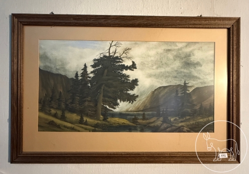 Bild 198 - Aquarell signiert