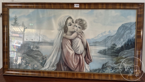 Bild 100 - Heiligenbild signiert