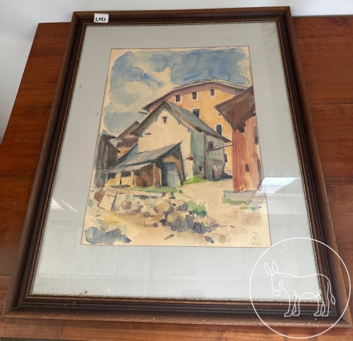 Bild 151 - Aquarell signiert