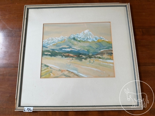 Bild 174 - Aquarell signiert