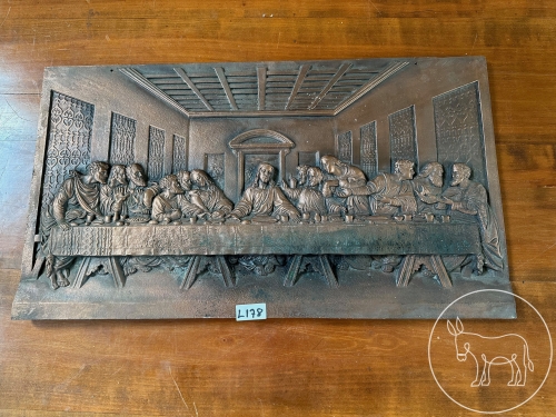 Bild 178 - Letztes Abendmahl Kupfer-Relief