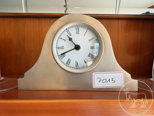 Bild 013 - Standuhr Metall