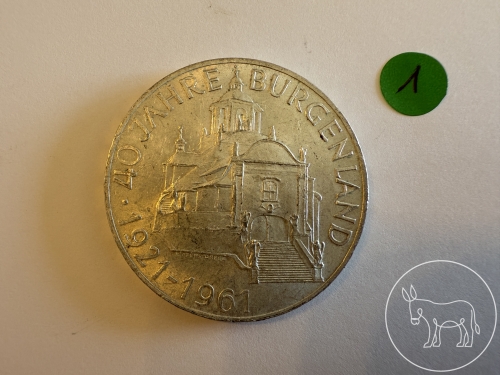 001 - Silbermünze 25 Schilling