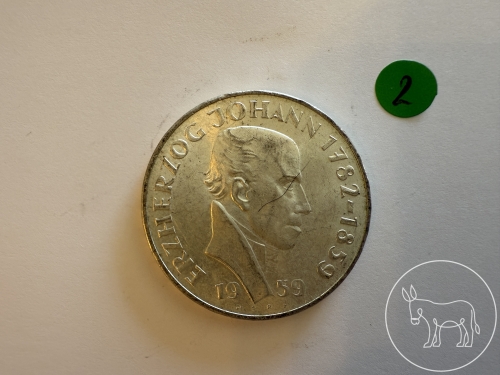 002 - Silbermünze 25 Schilling