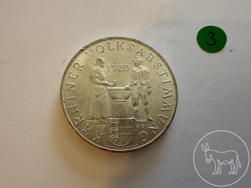 003 - Silbermünze 25 Schilling