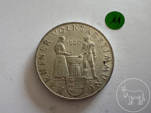 011 - Silbermünze 25 Schilling