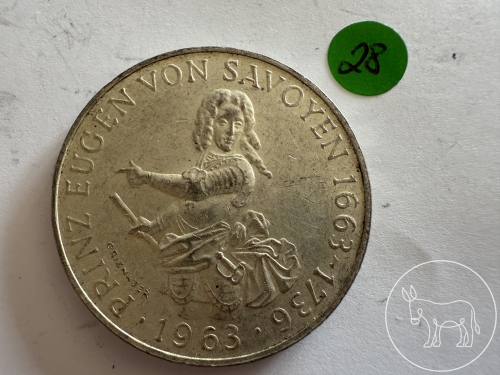 028 - Silbermünze 25 Schilling