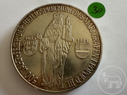 030 - Silbermünze 500 Schilling