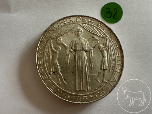 032 - Silbermünze 25 Schilling