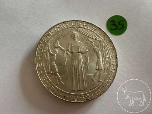 035 - Silbermünze 25 Schilling