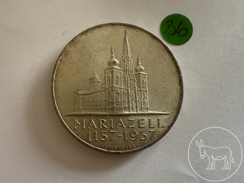 036 - Silbermünze 25 Schilling