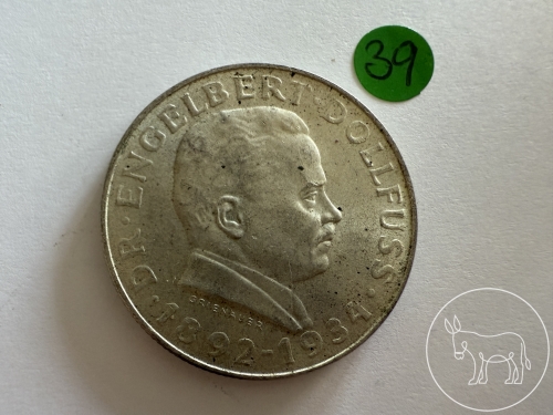 039 - Silbermünze Doppelschilling