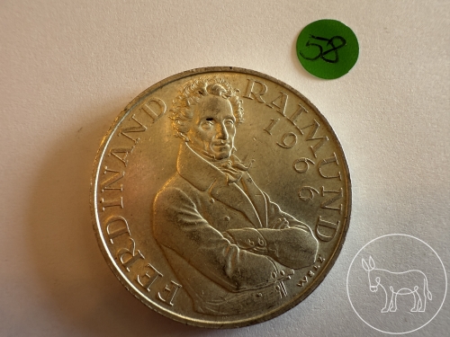 058 - Silbermünze 25 Schilling