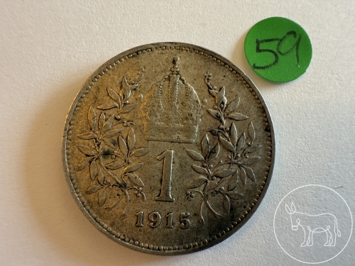 059 - Silbermünze 1 Krone