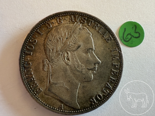 063 - Silbermünze 1 Gulden (Florin)
