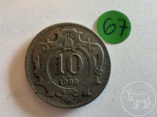 067 - 10 Heller Münze