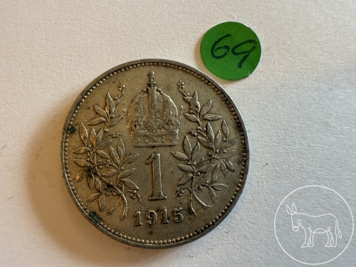 069 - Silbermünze 1 Krone