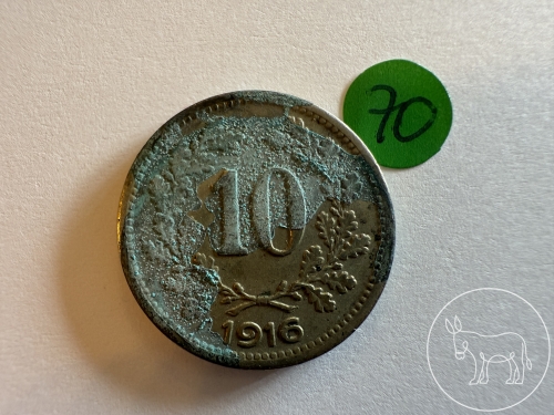 070 - 10 Heller Münze