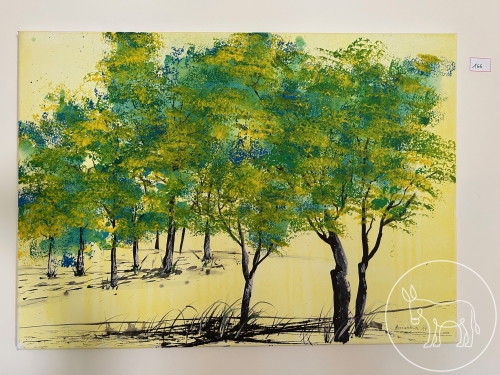 Bild 166 - Öl auf Leinwand ohne Rahmen