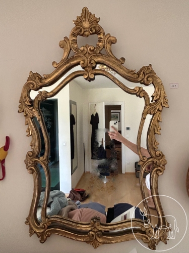 Bild 169 - Antiker geschwungener Spiegel